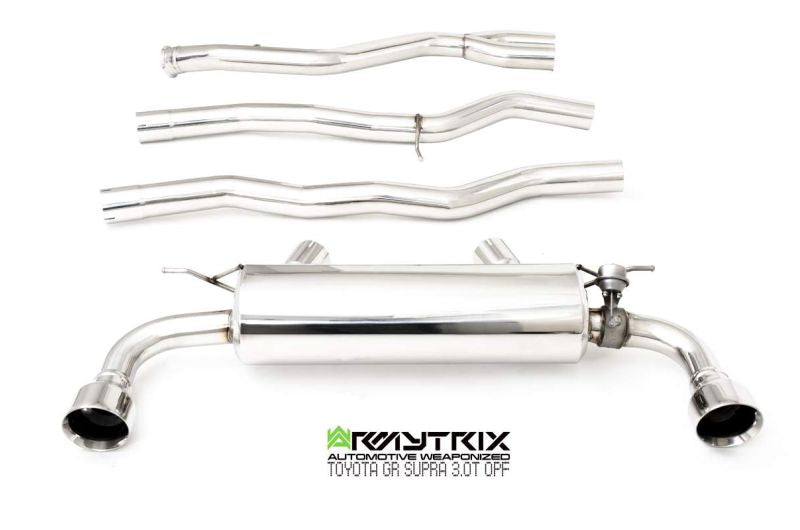 Armytrix Stainless Steel Valvetronic Cat Back Exhaust System Wireless Remote Toyota GR Supra A90/91 OPF 19+ (OPF)