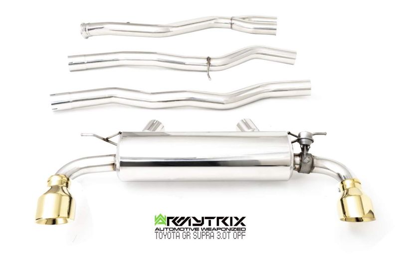 Armytrix Stainless Steel Valvetronic Cat Back Exhaust System Wireless Remote Toyota GR Supra A90/91 OPF 19+ (OPF)