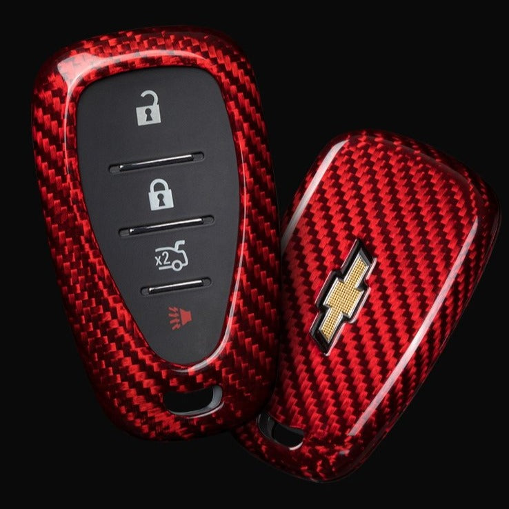Chevrolet Carbon Fiber Key Cover – Camaro / Malibu / Traverse
