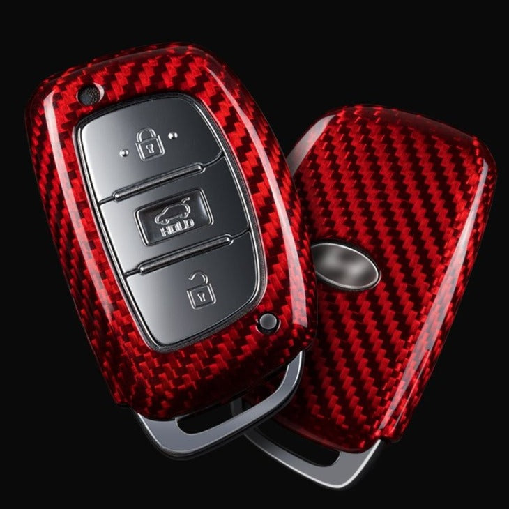 Hyundai Carbon Fiber Key Cover – Solaris / i10/i20/i30/i35/i40 / IX45