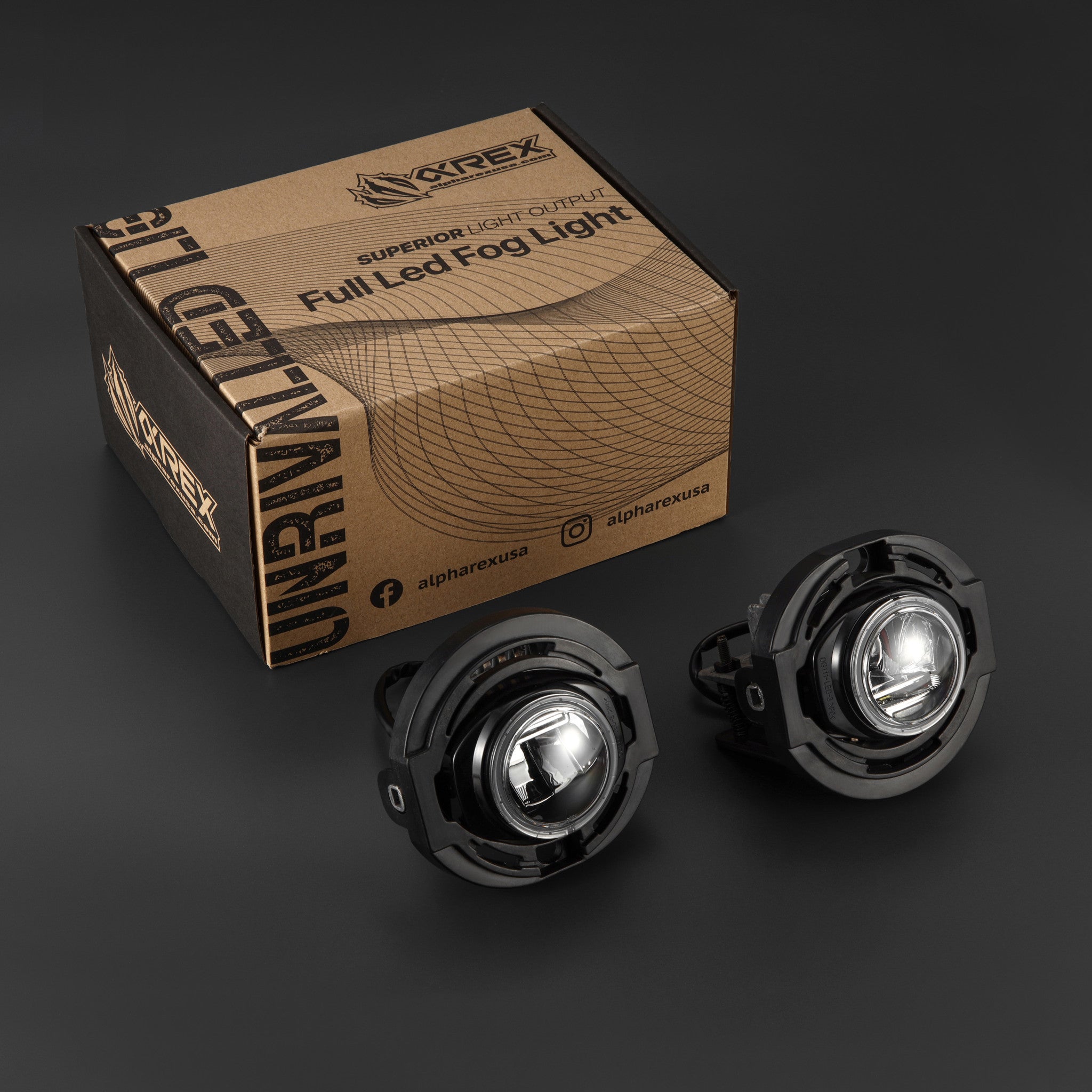 Universal Chrysler/Dodge/Jeep DoubleTap Dual Color LED Projector Fog Lights