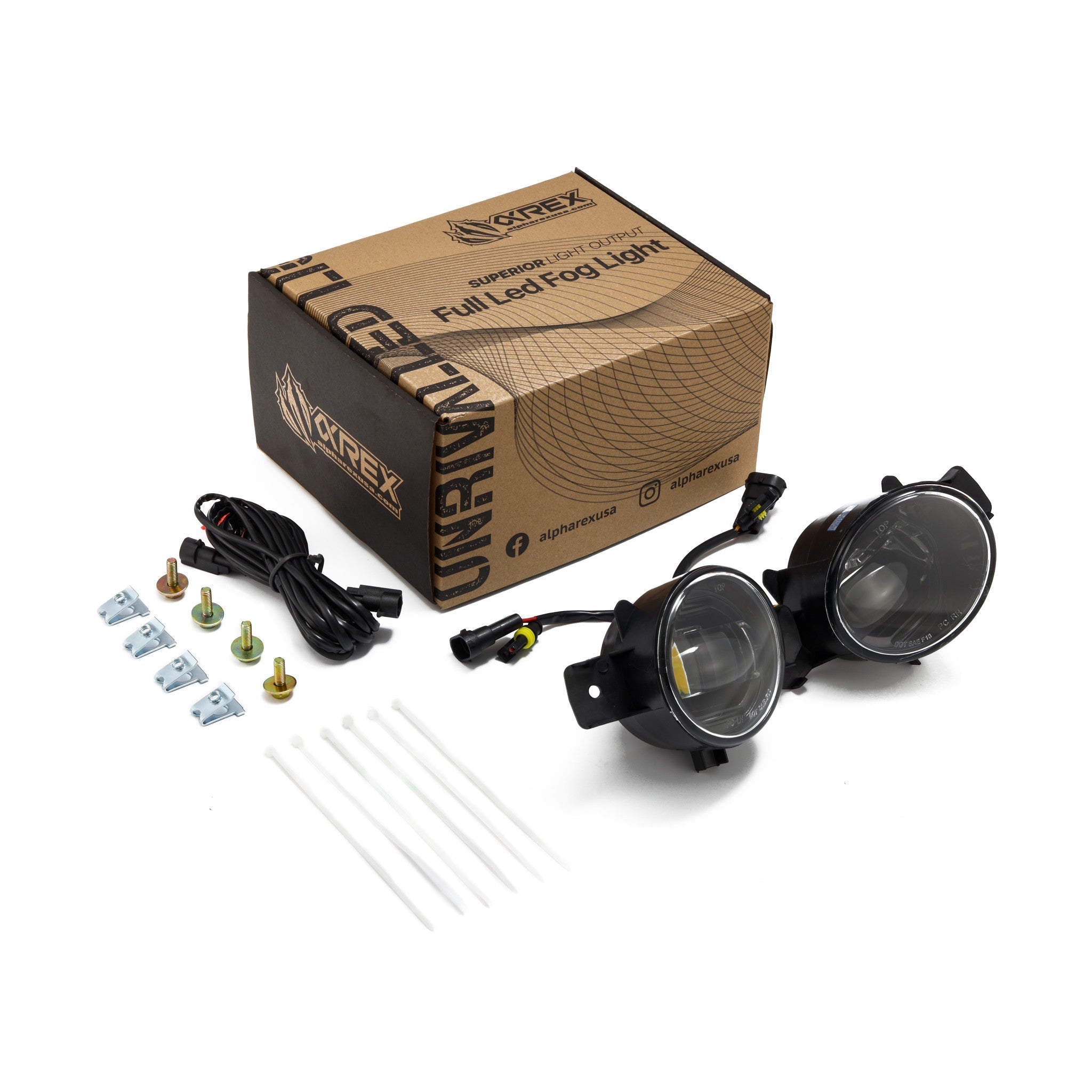 Universal Nissan/Infiniti DoubleTap Dual Color LED Projector Fog Lights