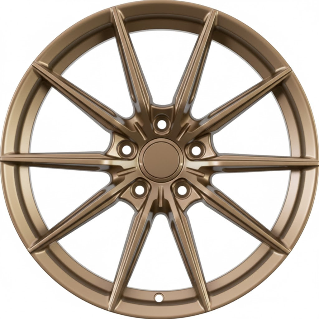 WWC 515 | 3-Spoke Performance Flow-Form Wheel – Bronze