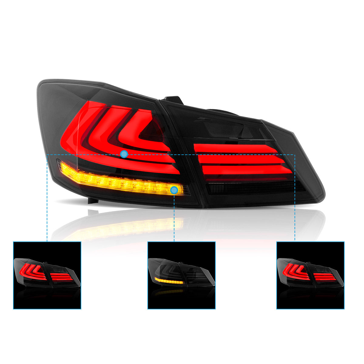 LED Tail Lights for 2013-2015 Honda Accord