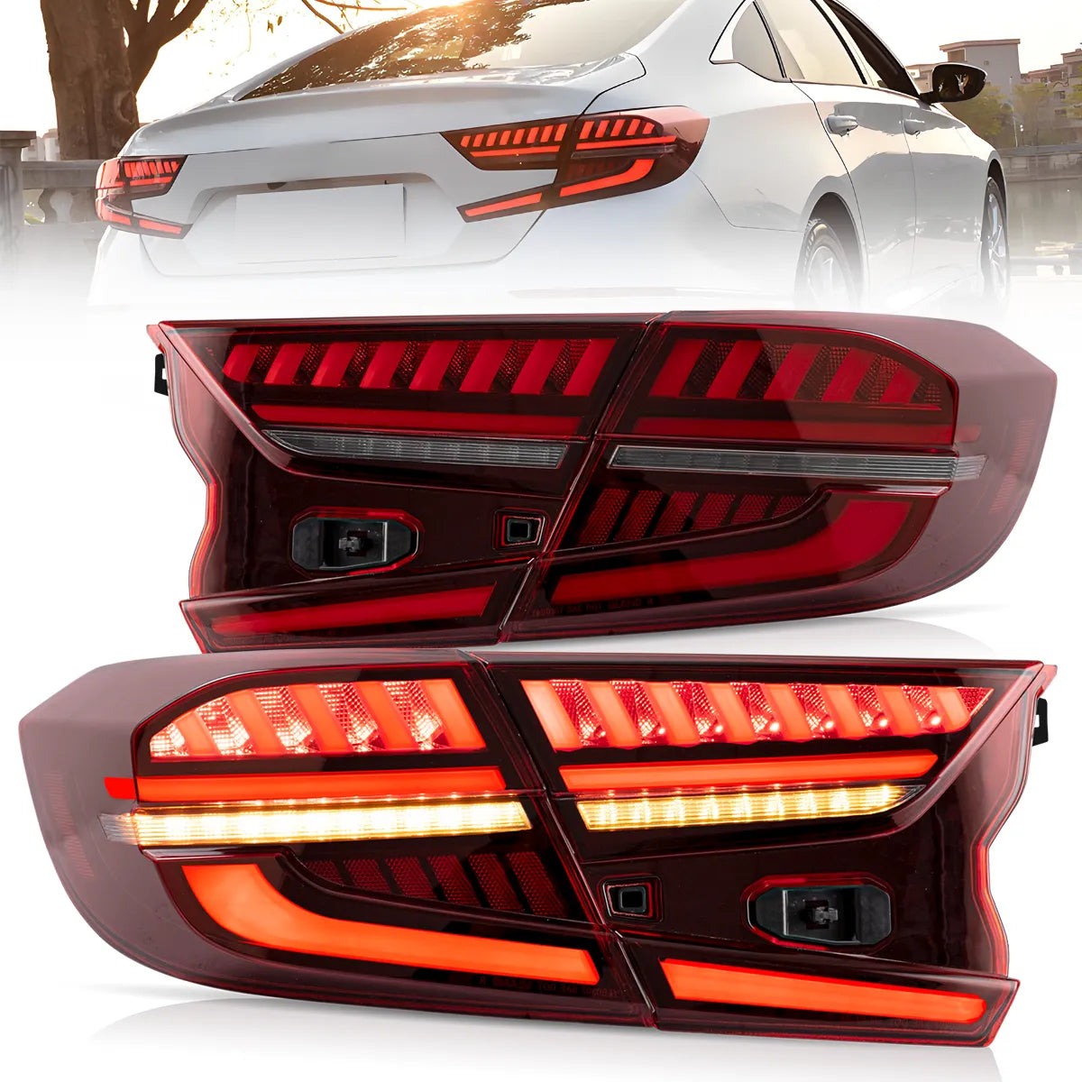 LED Tail Lights for Honda Accord 2018-2022 Sedan