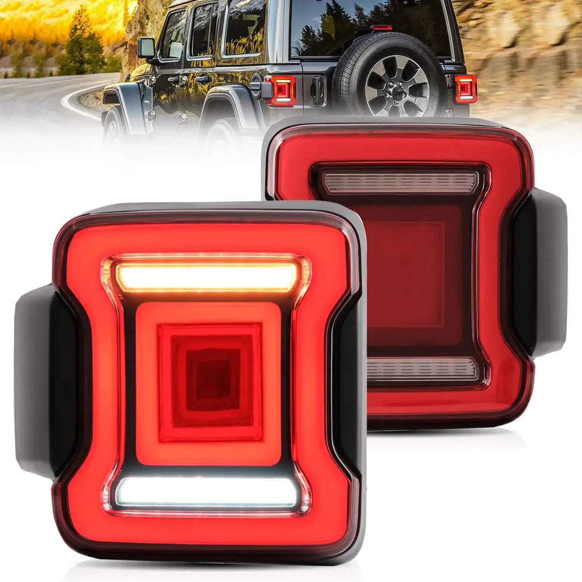 VLAND LED Tail Lights Jeep Wrangler JL