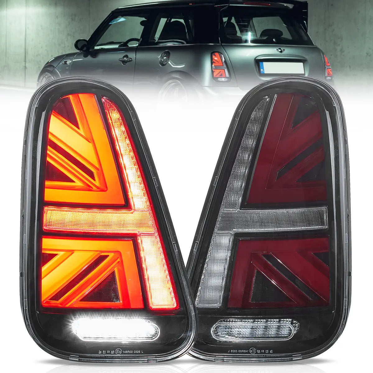 VLAND LED Tail Lights Mini Cooper R50 R52 R53