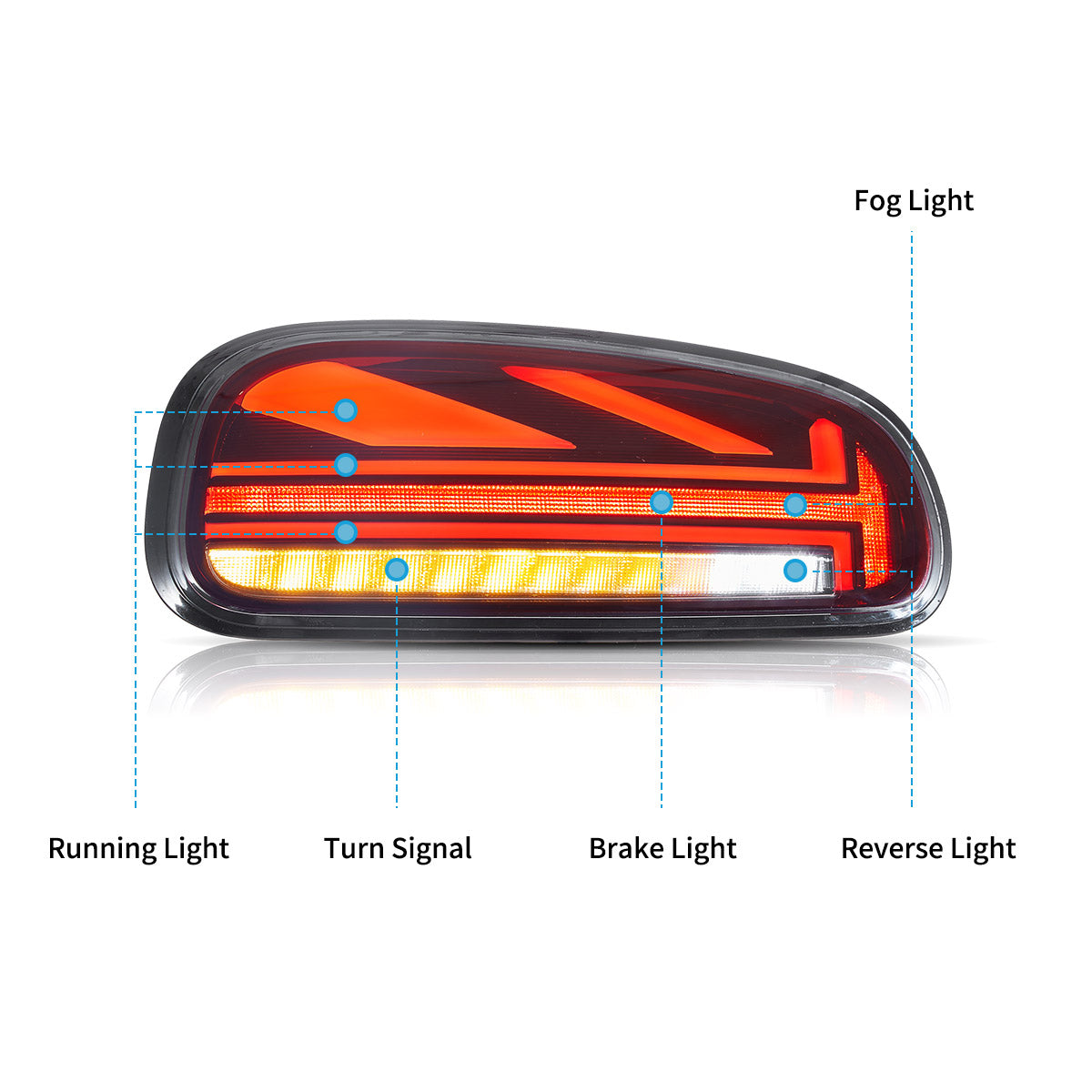 Tail Lights For 2015-2023 Mini Cooper Clubman F54
