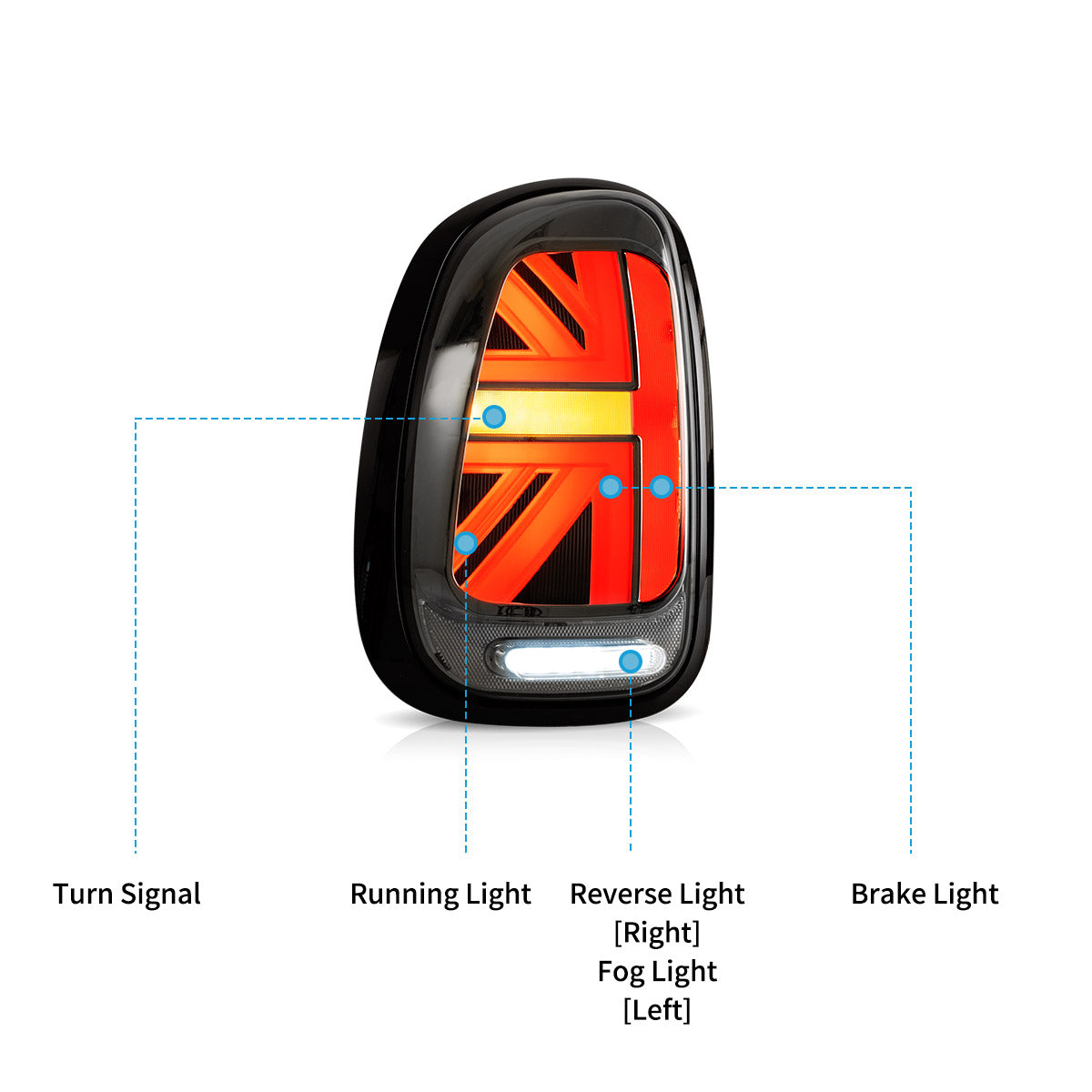 LED Tail Lights For 2010-2016 Mini Countryman R60