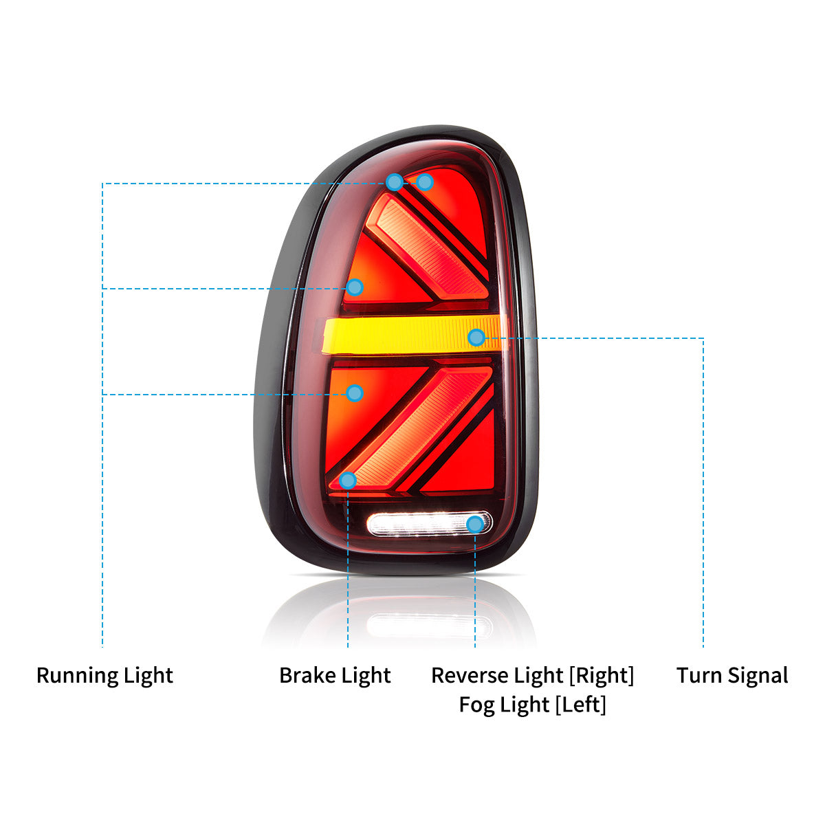 LED Tail Lights For 2010-2016 Mini Countryman R60