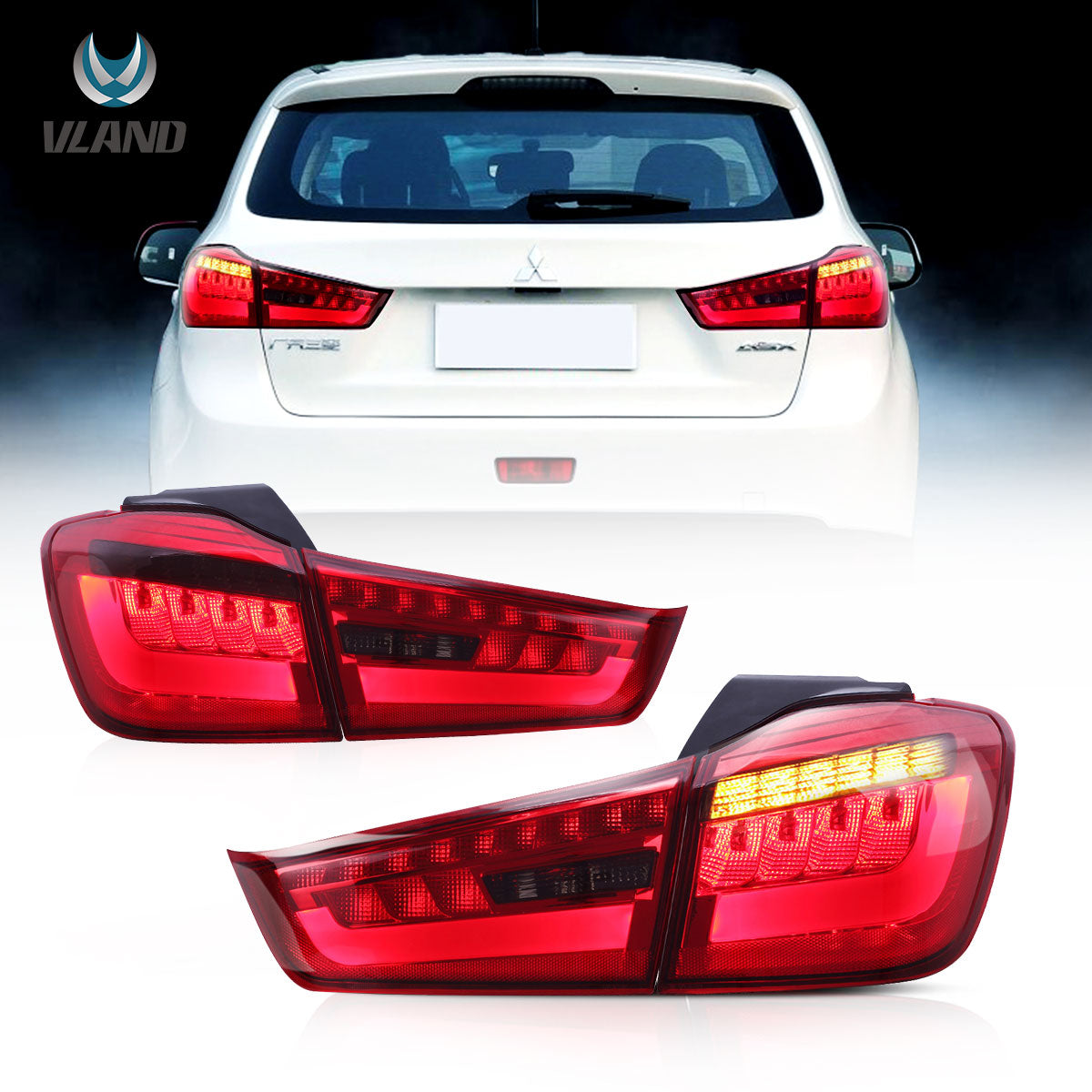 LED Tail Lights For 2010-2022 Mitsubishi Outlander Sport (RVR/ASX)