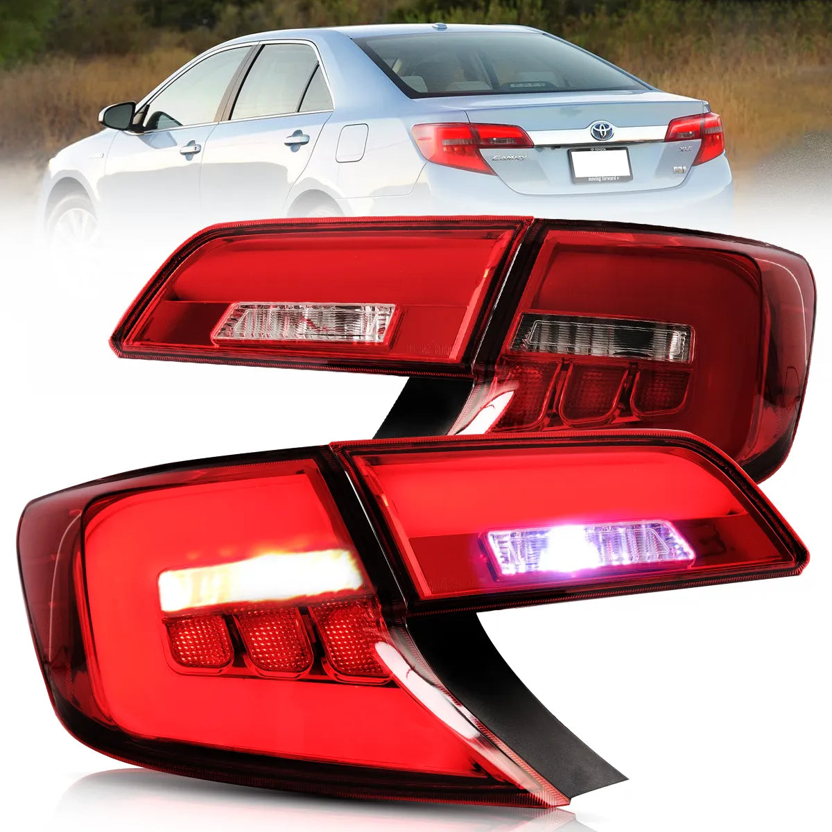LED Tail Lights For 2012-2014 Toyota Camry Sedan
