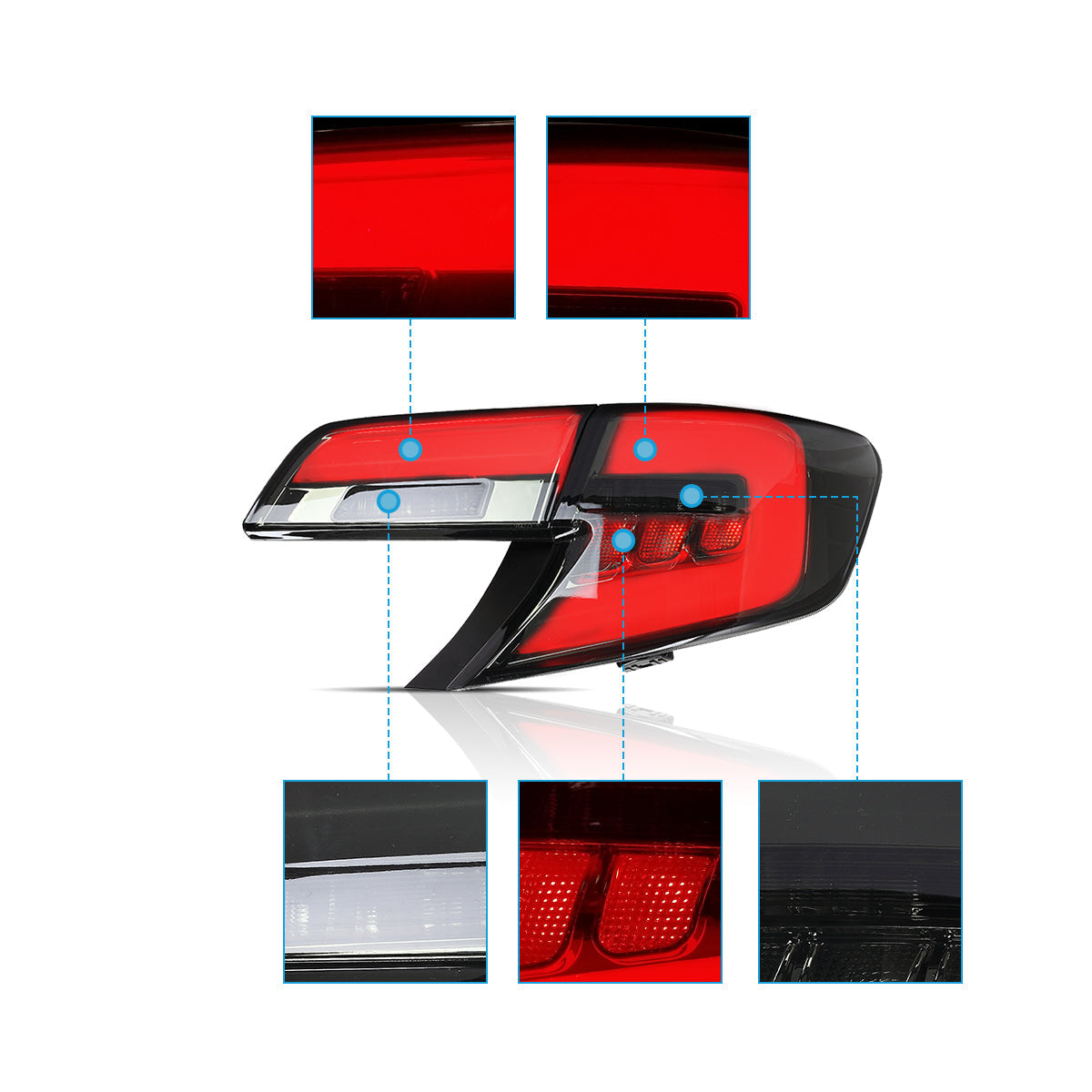 LED Tail Lights For 2012-2014 Toyota Camry Sedan