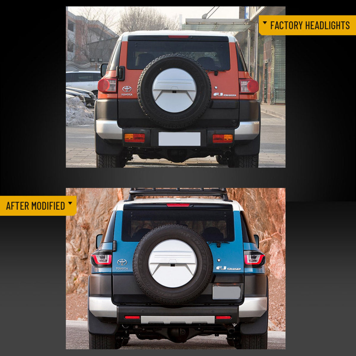 LED Tail Lights for 2006-2022 Toyota FJ Cruiser