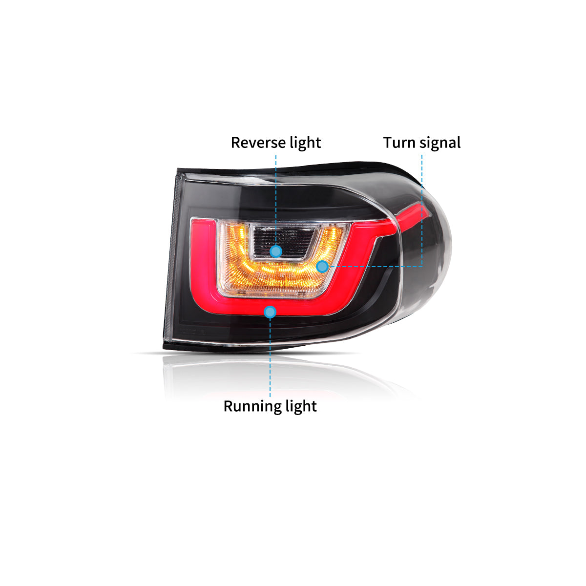 LED Tail Lights for 2006-2022 Toyota FJ Cruiser