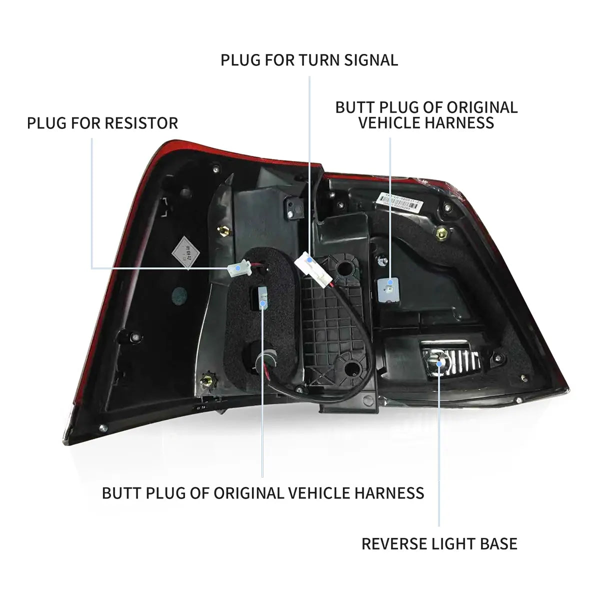 LED Tail Lights For 2008-2015 Toyota Land Cruiser