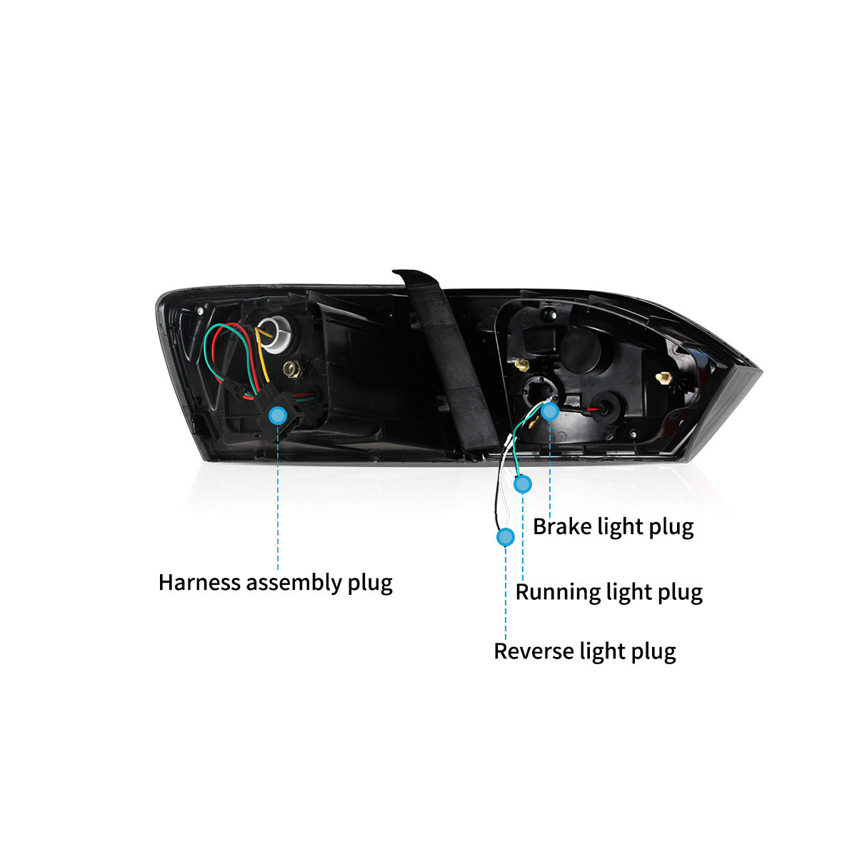 LED Tail Lights for 2012-2014 Volkswagen Jetta Sagitar
