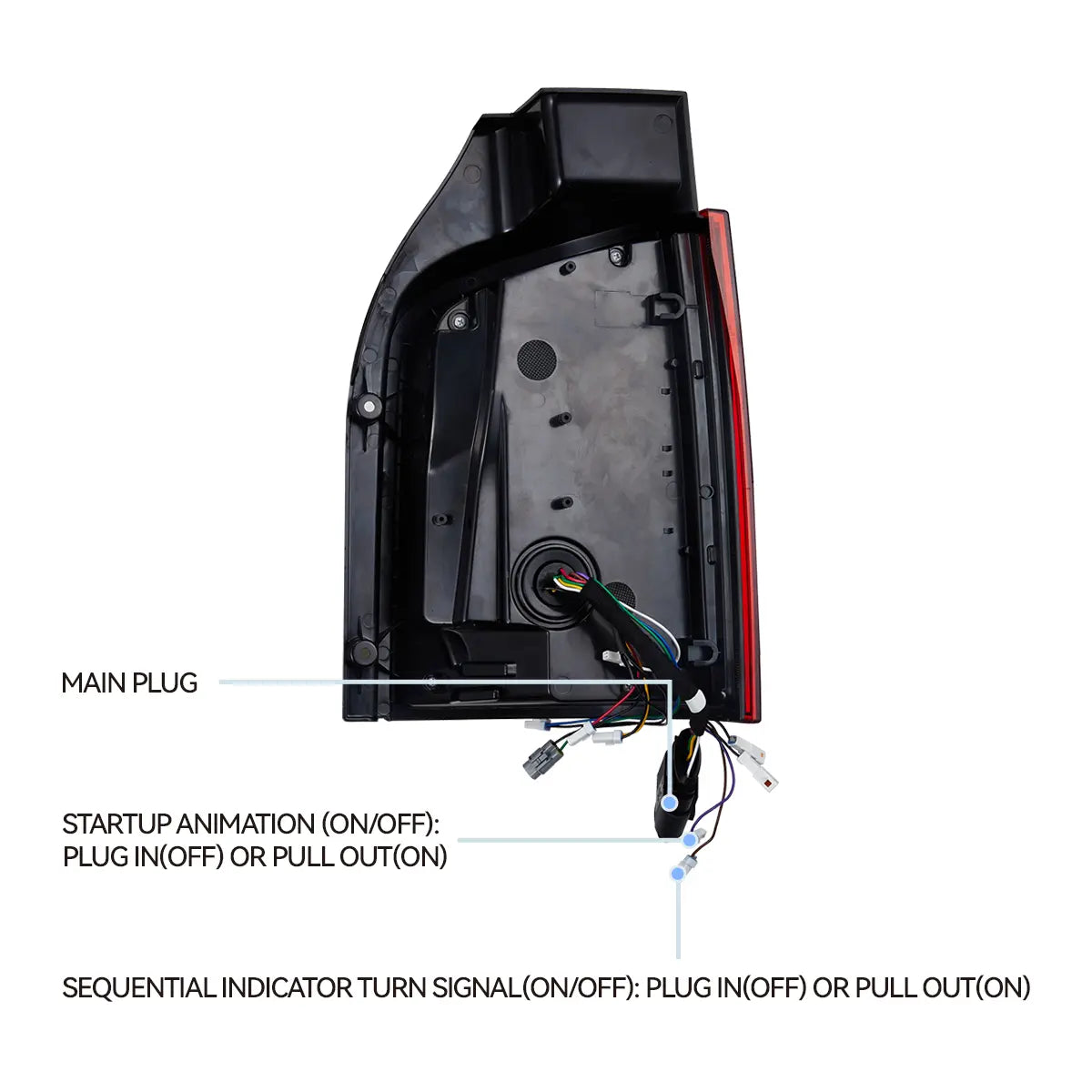 LED Tail Lights For 2010-2014 Volkswagen Multivan T5 Transporter Caravelle