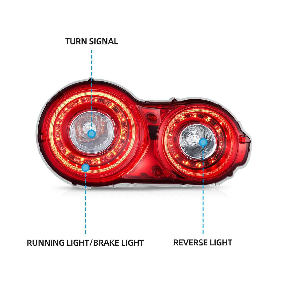 LED Tail Lights For 2008-2023 Nissan GTR R35