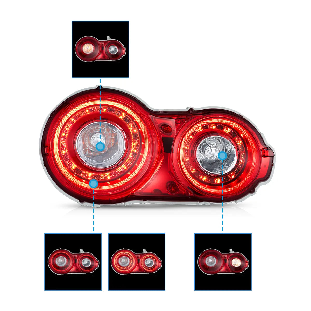 LED Tail Lights For 2008-2023 Nissan GTR R35