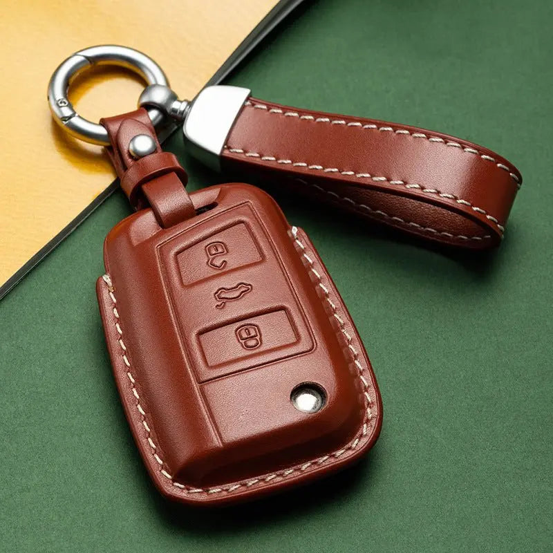 Volkswagen Key Cover - Leather